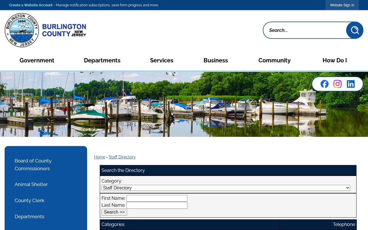 Burlington County Detention Center release contact directory